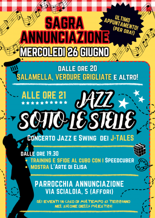 Sagra annunciazione / jazz sotto le stelle